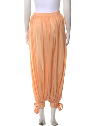 Chloé Silk Skinny Leg Pants