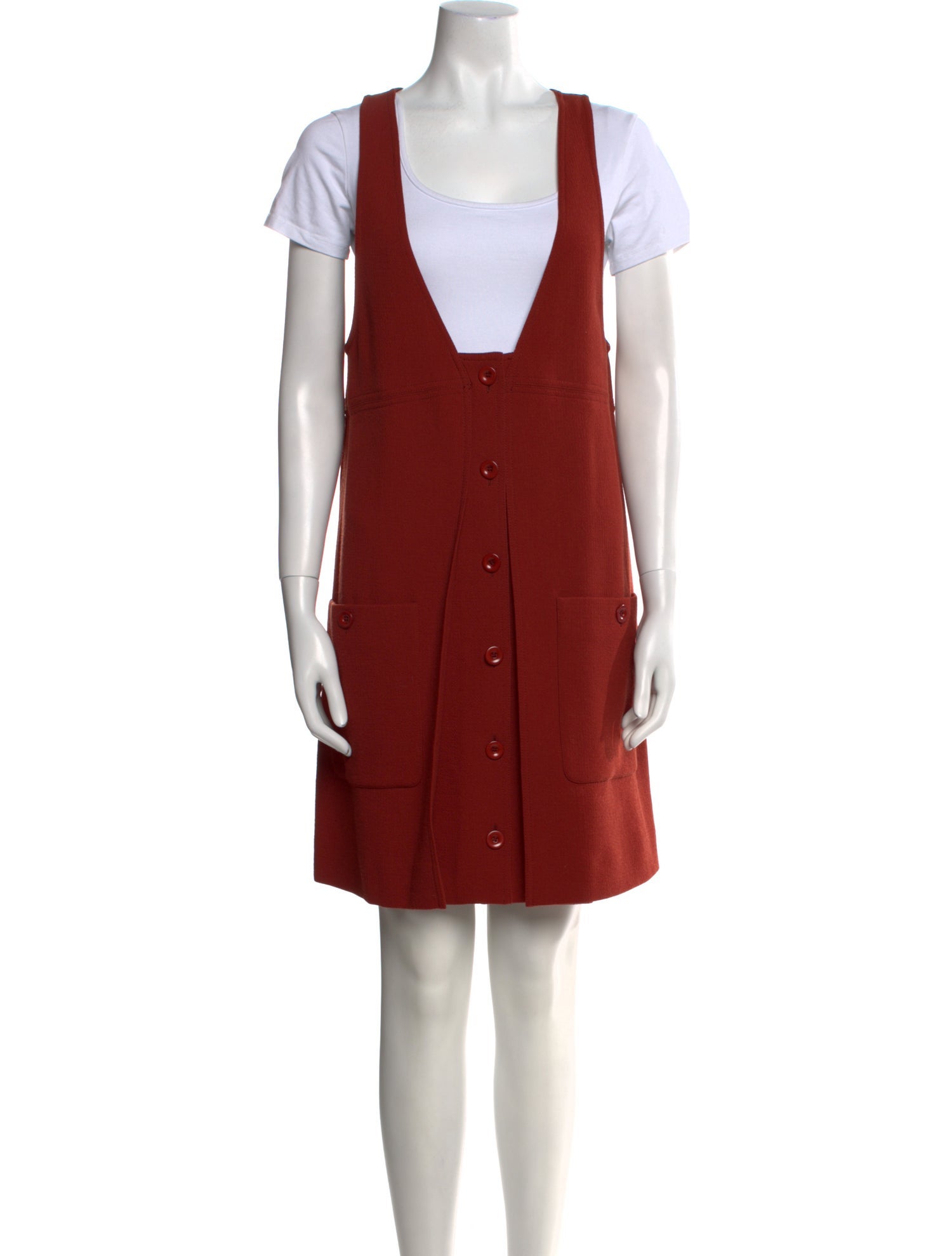 Chloé Virgin Wool Knee-Length Dress