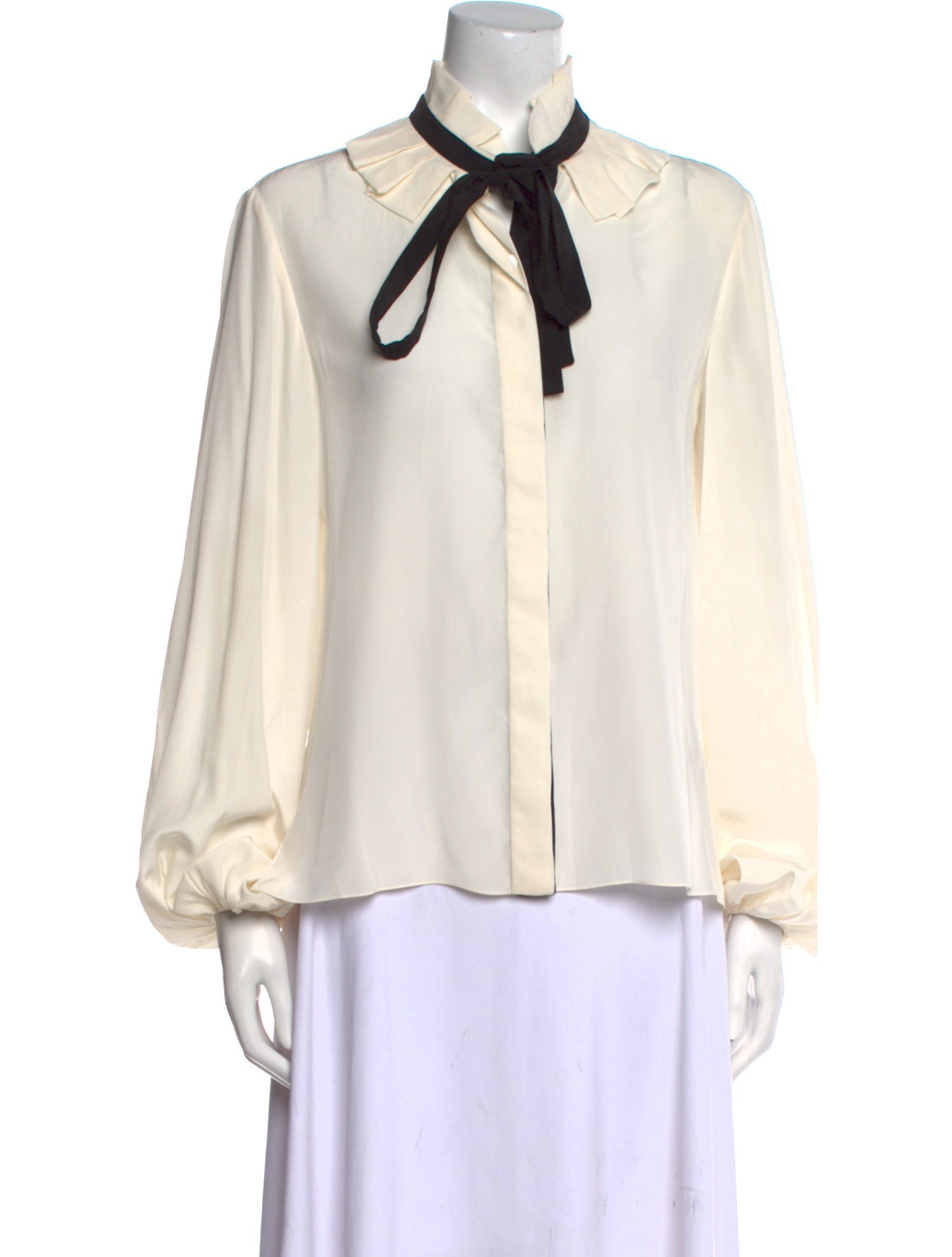 Chloé Silk Long Sleeve Blouse