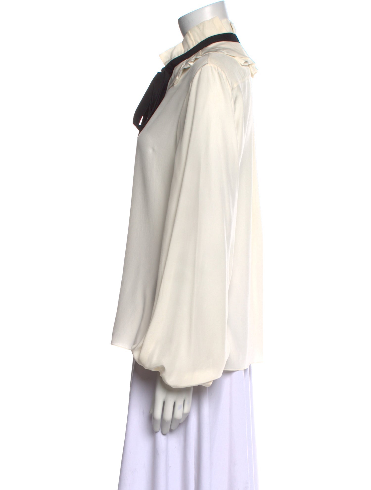 Chloé Silk Long Sleeve Blouse