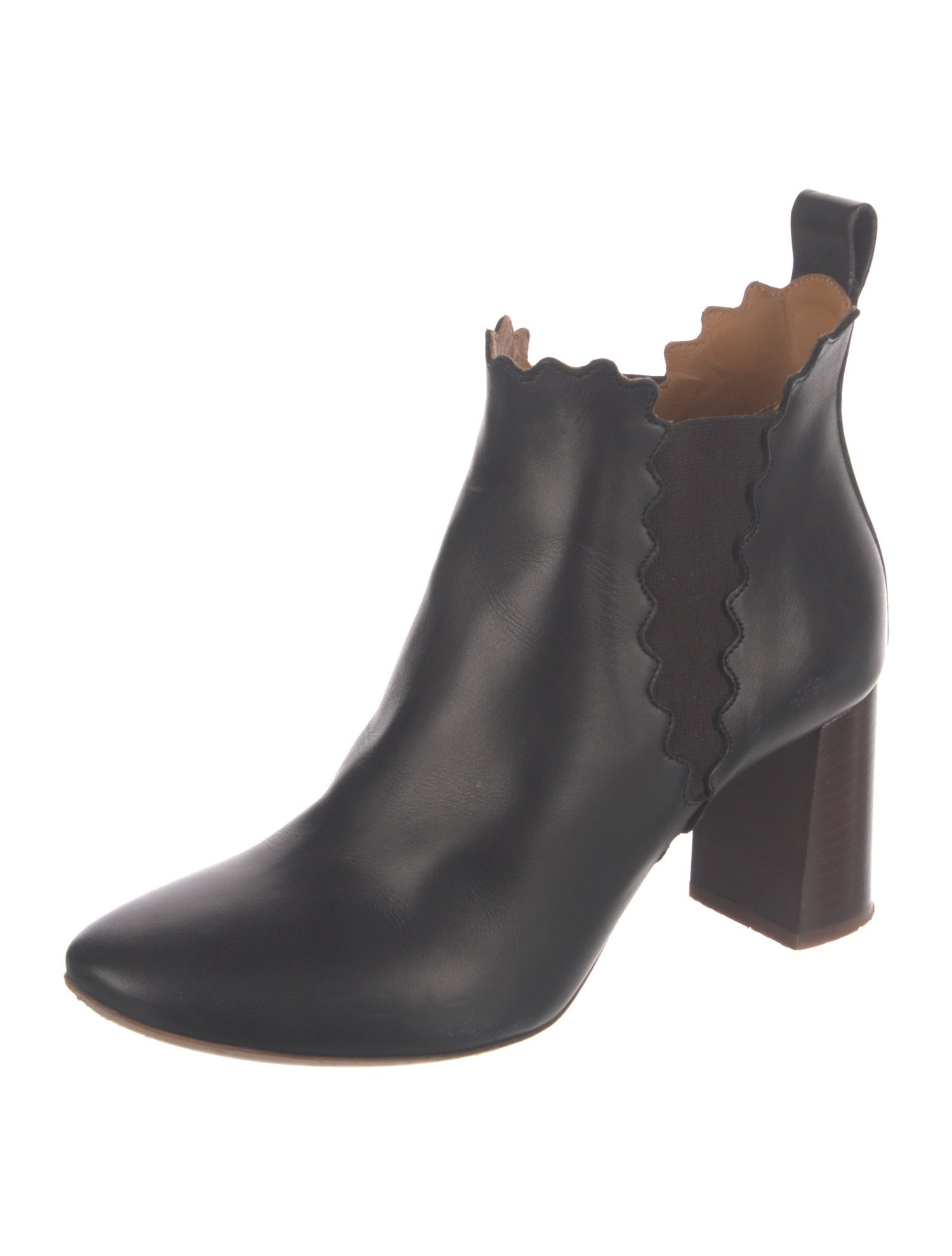 Chloé Leather Chelsea Boots