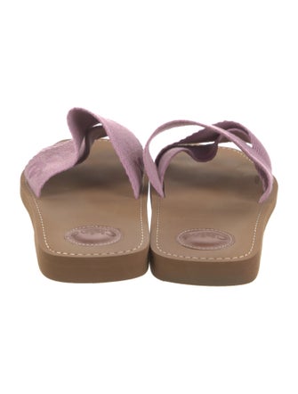 Chloé Canvas Printed Slides