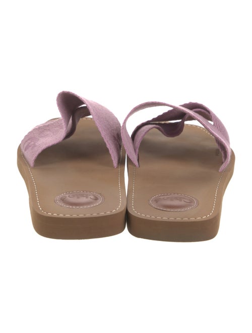 Chloé Canvas Printed Slides