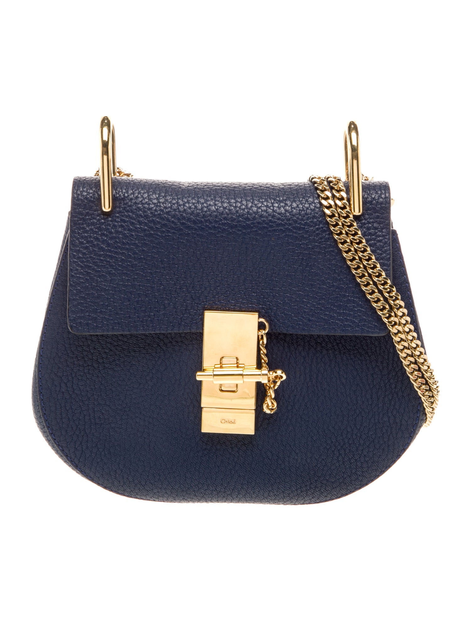 Chloé Leather Drew Crossbody Bag Small
