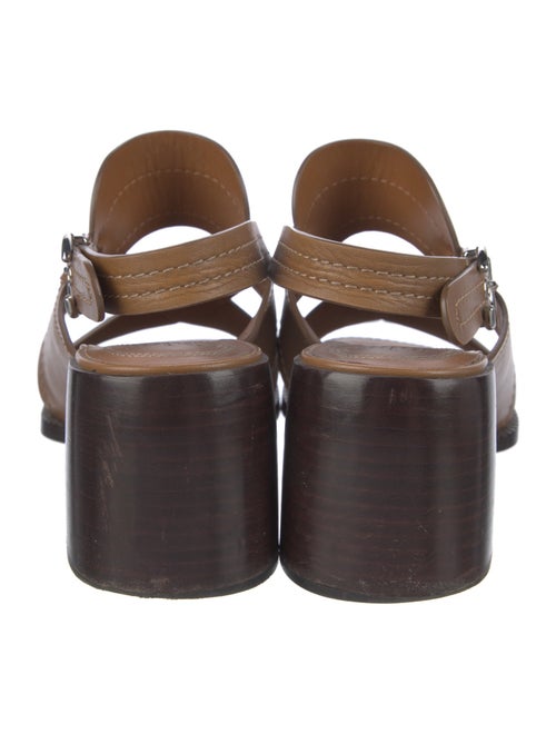 Chloé Leather Slingback Sandals