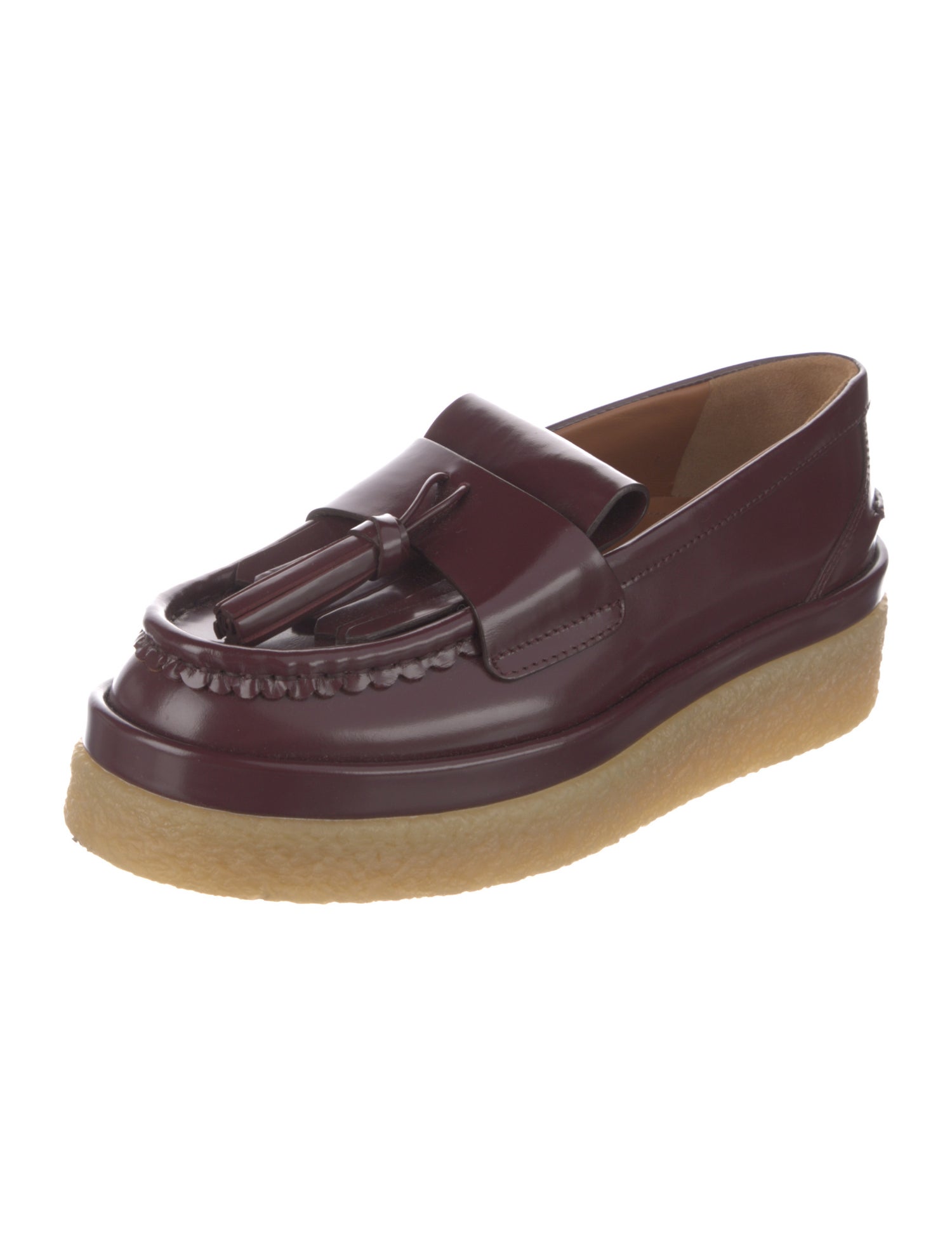 Chloé Tassel Accents Loafers