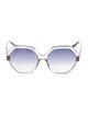 Chloé Oversize Gradient Sunglasses