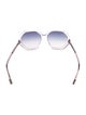 Chloé Oversize Gradient Sunglasses
