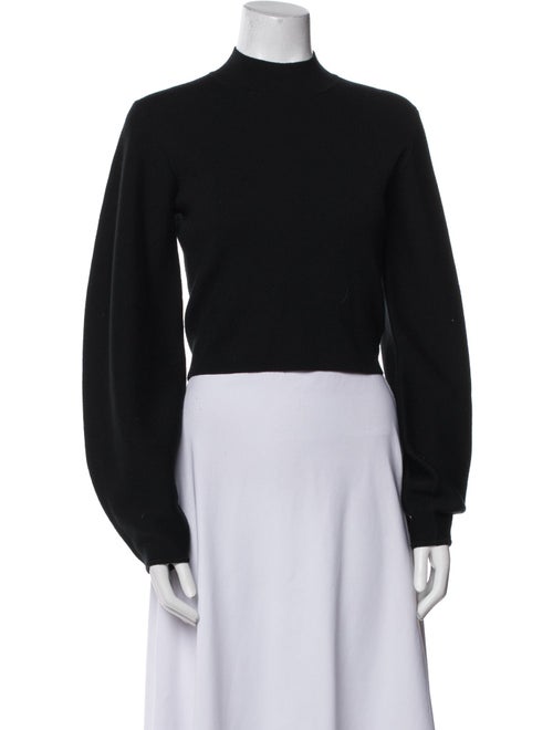 Chloé Wool Mock Neck Crop Top