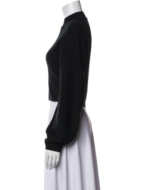 Chloé Wool Mock Neck Crop Top