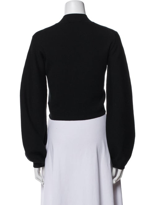 Chloé Wool Mock Neck Crop Top