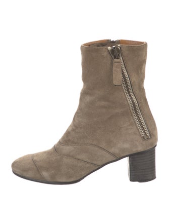 Chloé Suede Combat Boots