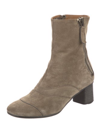 Chloé Suede Combat Boots