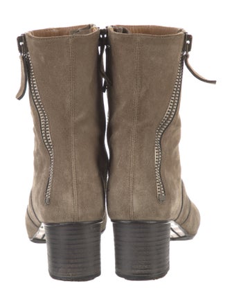 Chloé Suede Combat Boots