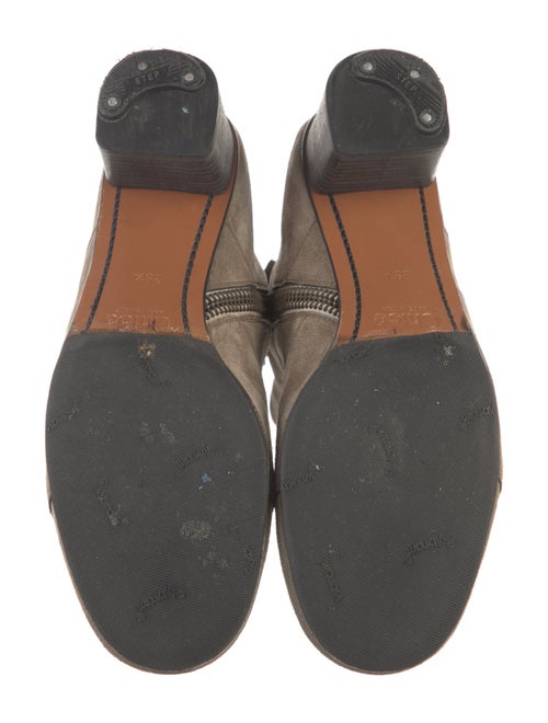Chloé Suede Combat Boots