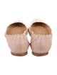 Chloé Leather Scalloped Accent Ballet Flats