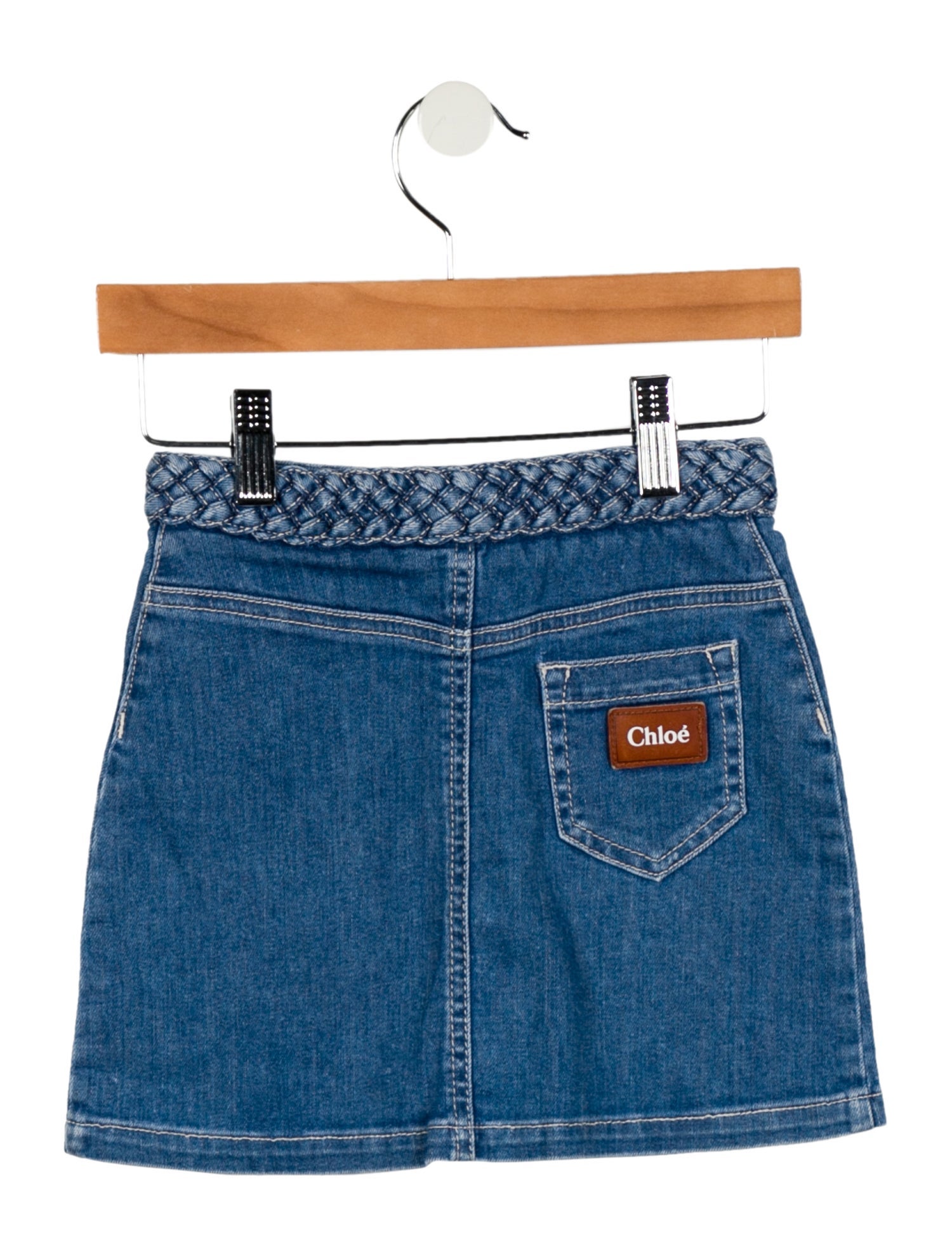 Chloé Toddler Girls' Denim Mini Skirt