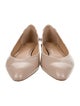 Chloé Patent Leather Scalloped Accent Ballet Flats