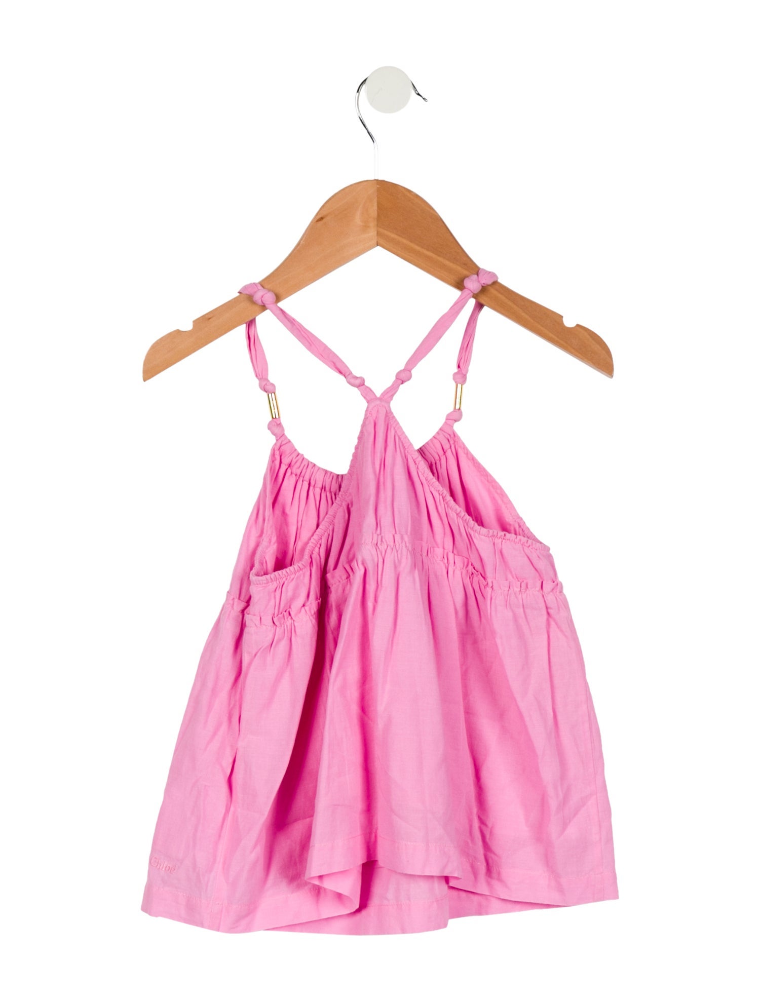 Chloé Toddler Girls' Logo Print Sleeveless Dress