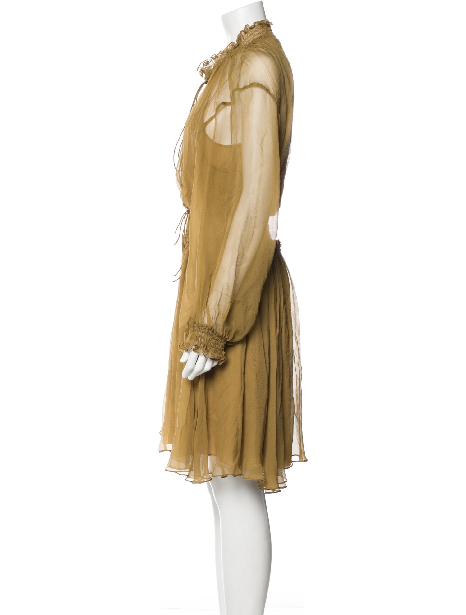 Chloé Silk Knee-Length Dress