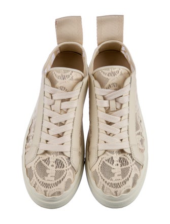 Chloé Lace Lace Pattern Sneakers