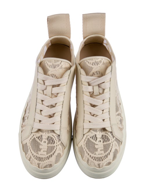 Chloé Lace Lace Pattern Sneakers