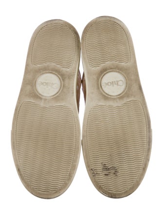 Chloé Lace Lace Pattern Sneakers