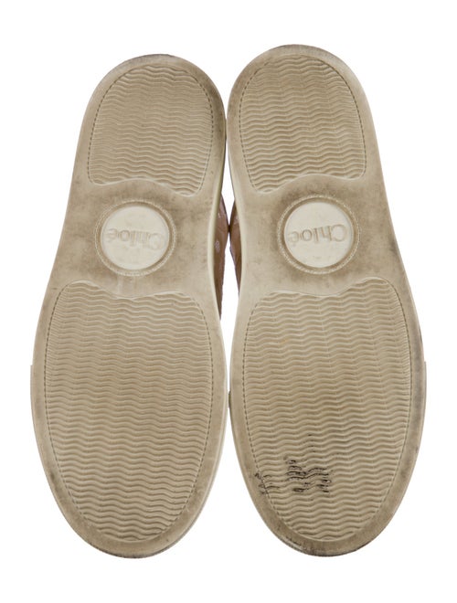 Chloé Lace Lace Pattern Sneakers