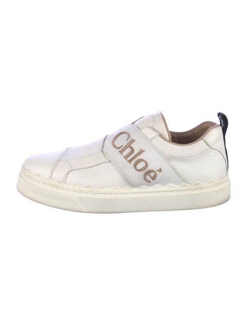 Chloé Leather Printed Sneakers