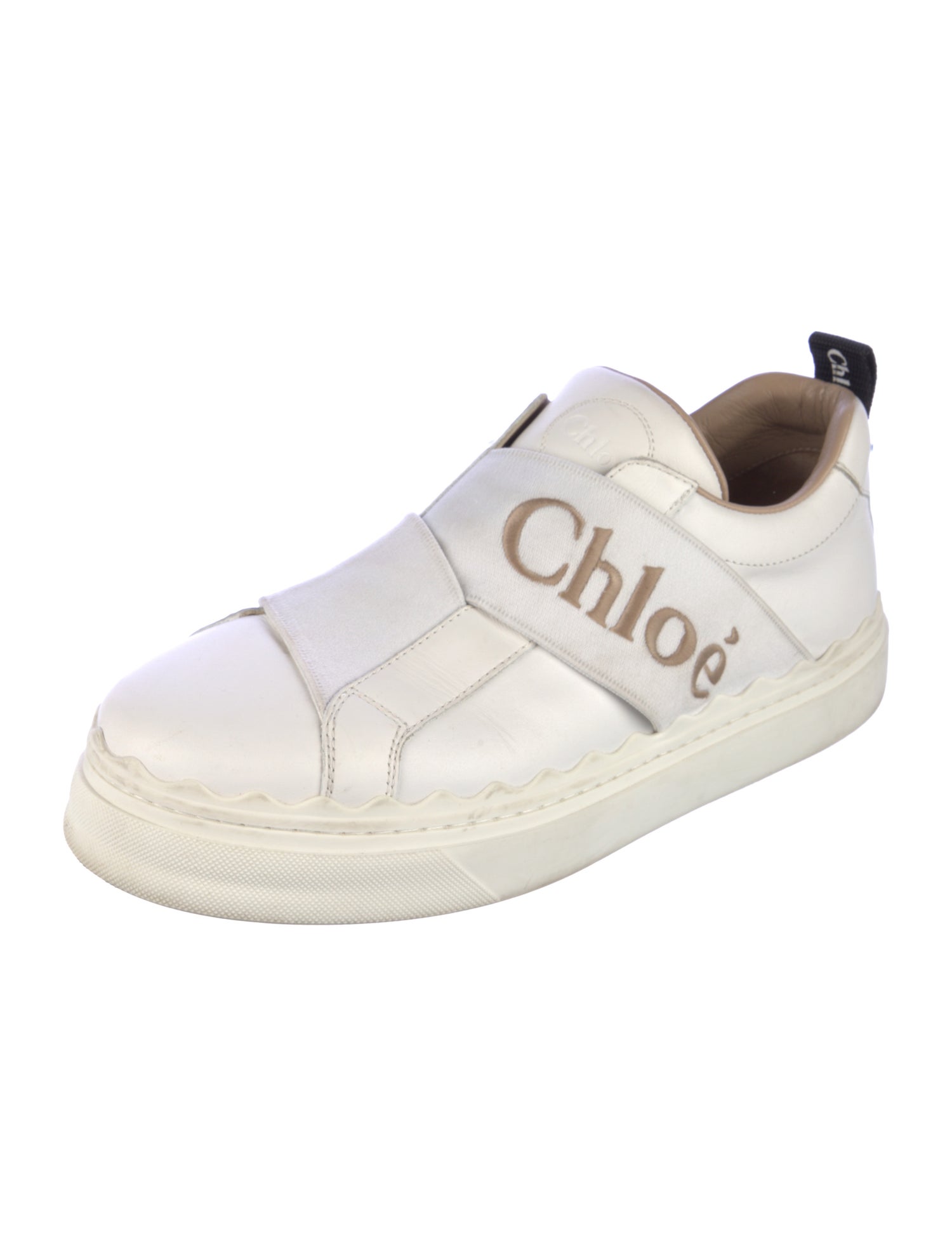 Chloé Leather Printed Sneakers