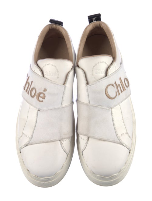 Chloé Leather Printed Sneakers