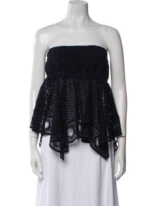 Chloé Strapless Blouse