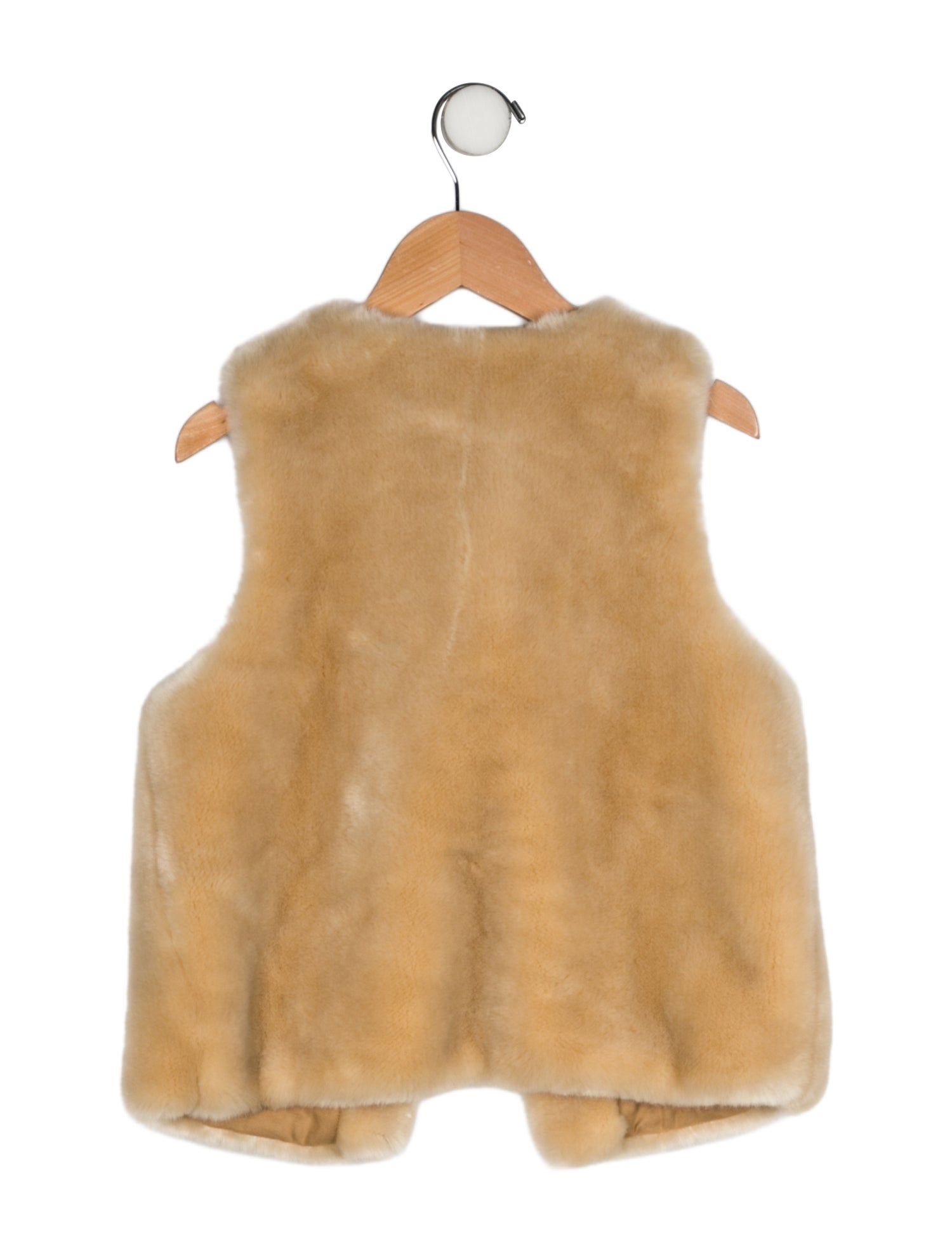Chloé Girls Faux Fur Vest