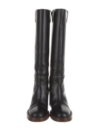 Chloé Leather Riding Boots