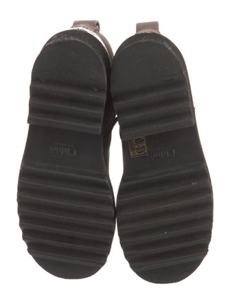 Chloé Suede Combat Boots