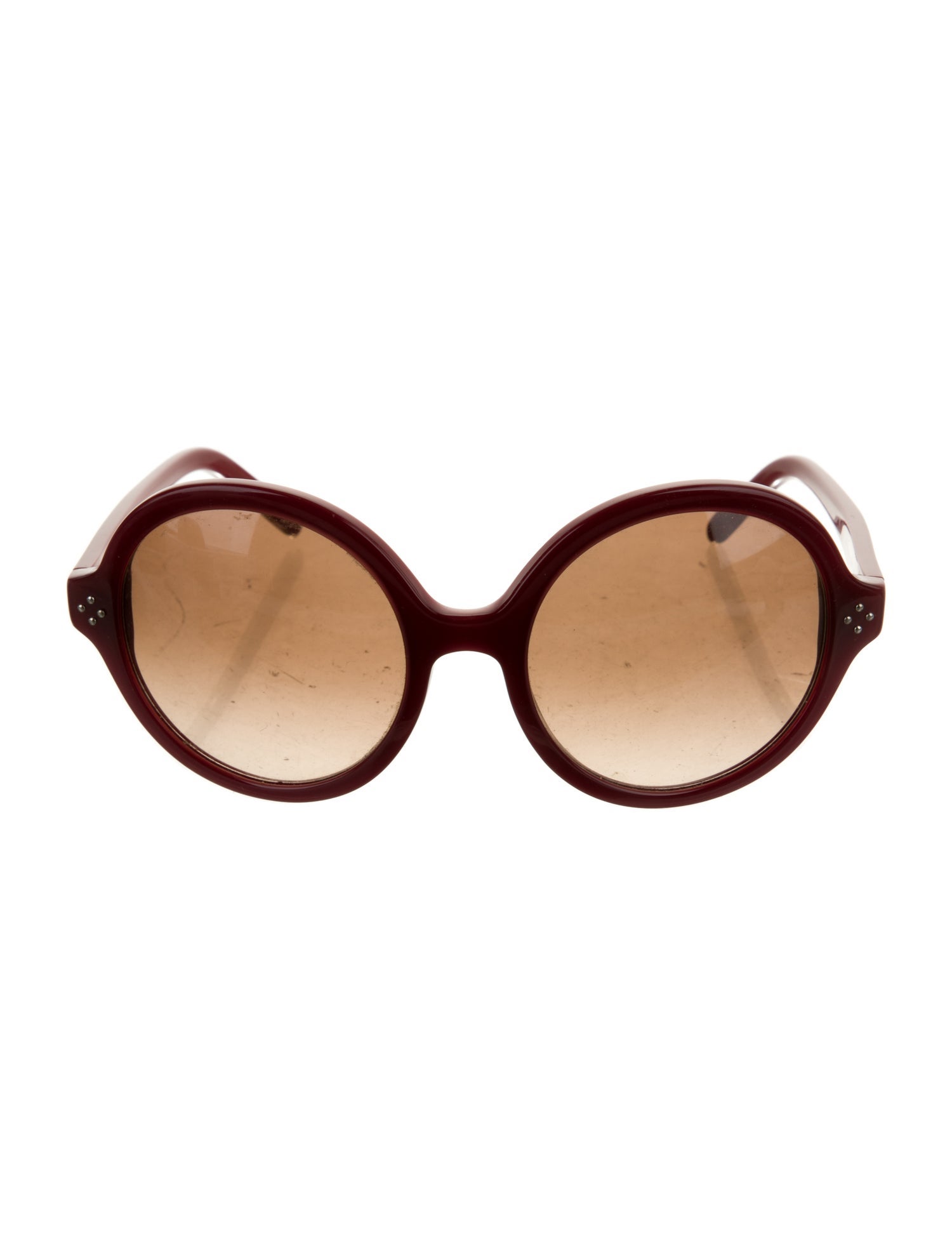 Chloé Round Gradient Sunglasses