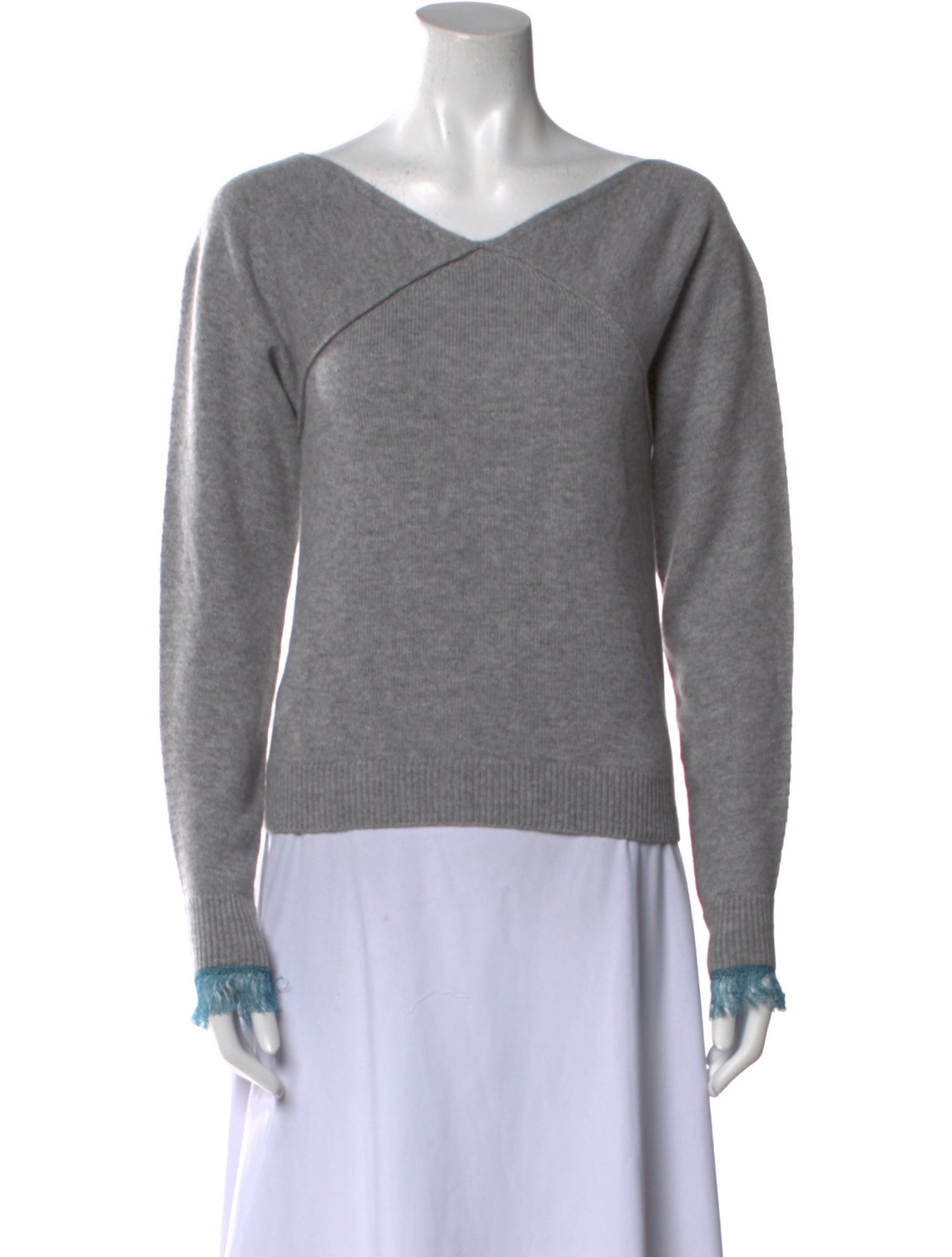 Chloé Cashmere V-Neck Sweatshirt