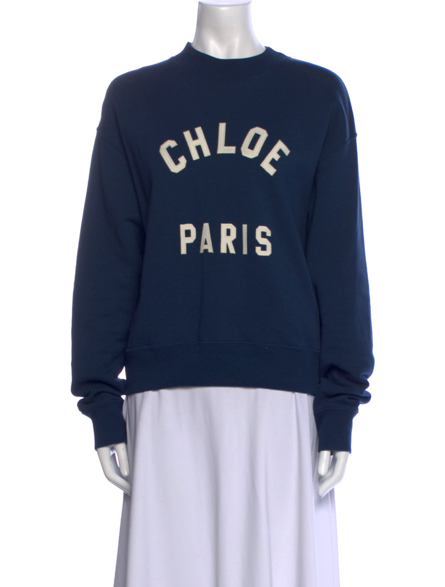 Chloé Graphic Print Crew Neck Sweatshirt