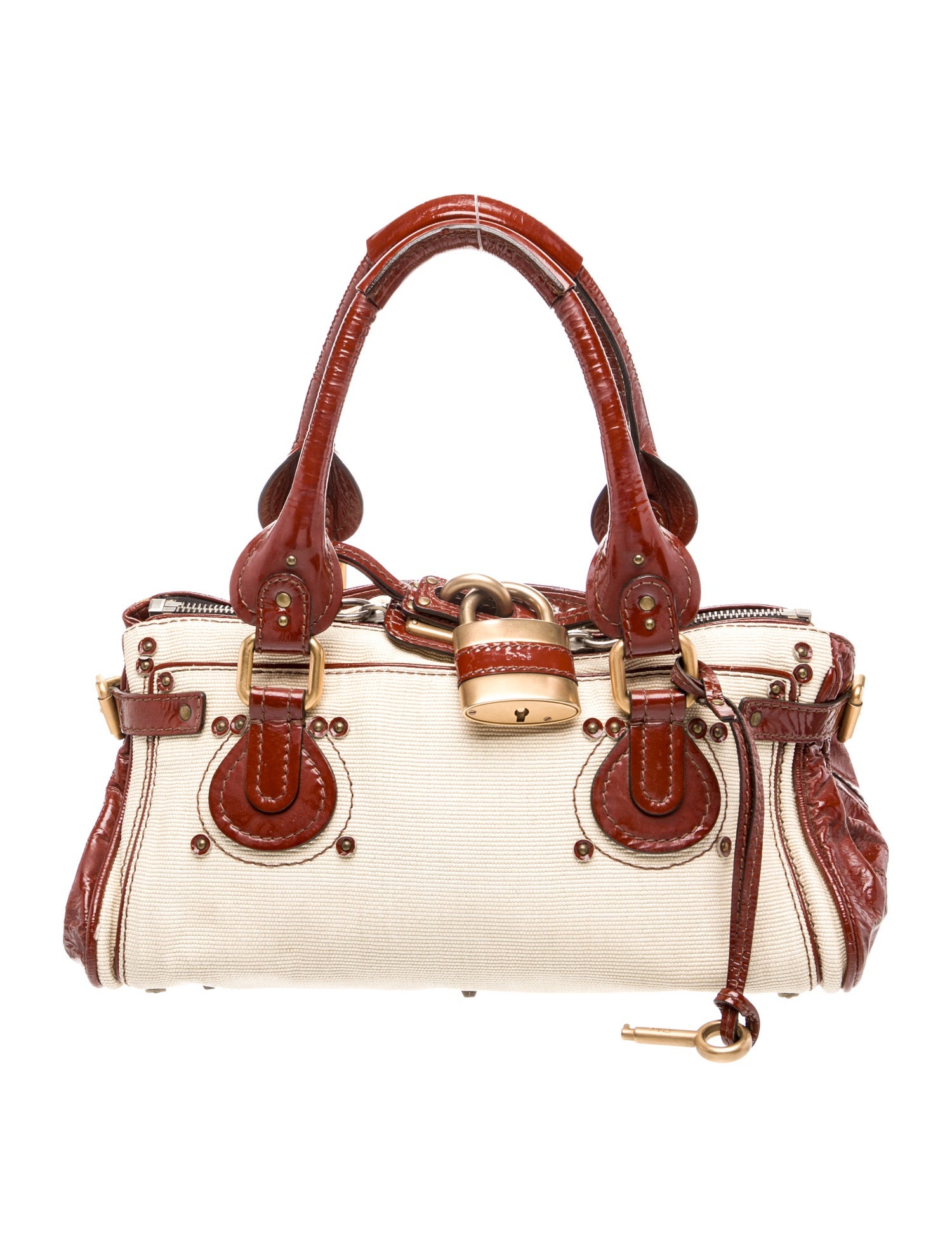 Chloé Canvas Paddington Medium