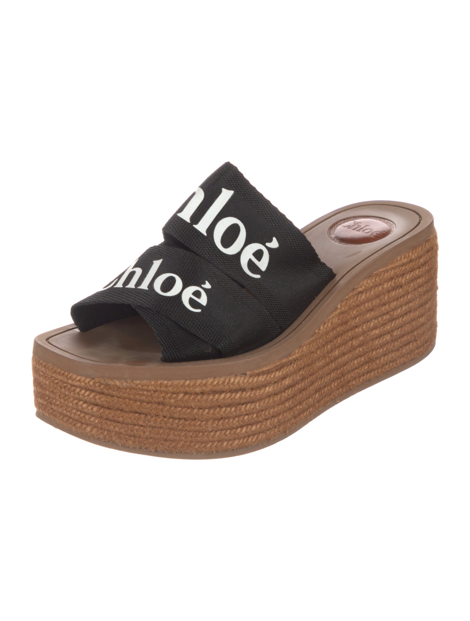 Chloé Canvas Graphic Print Espadrilles