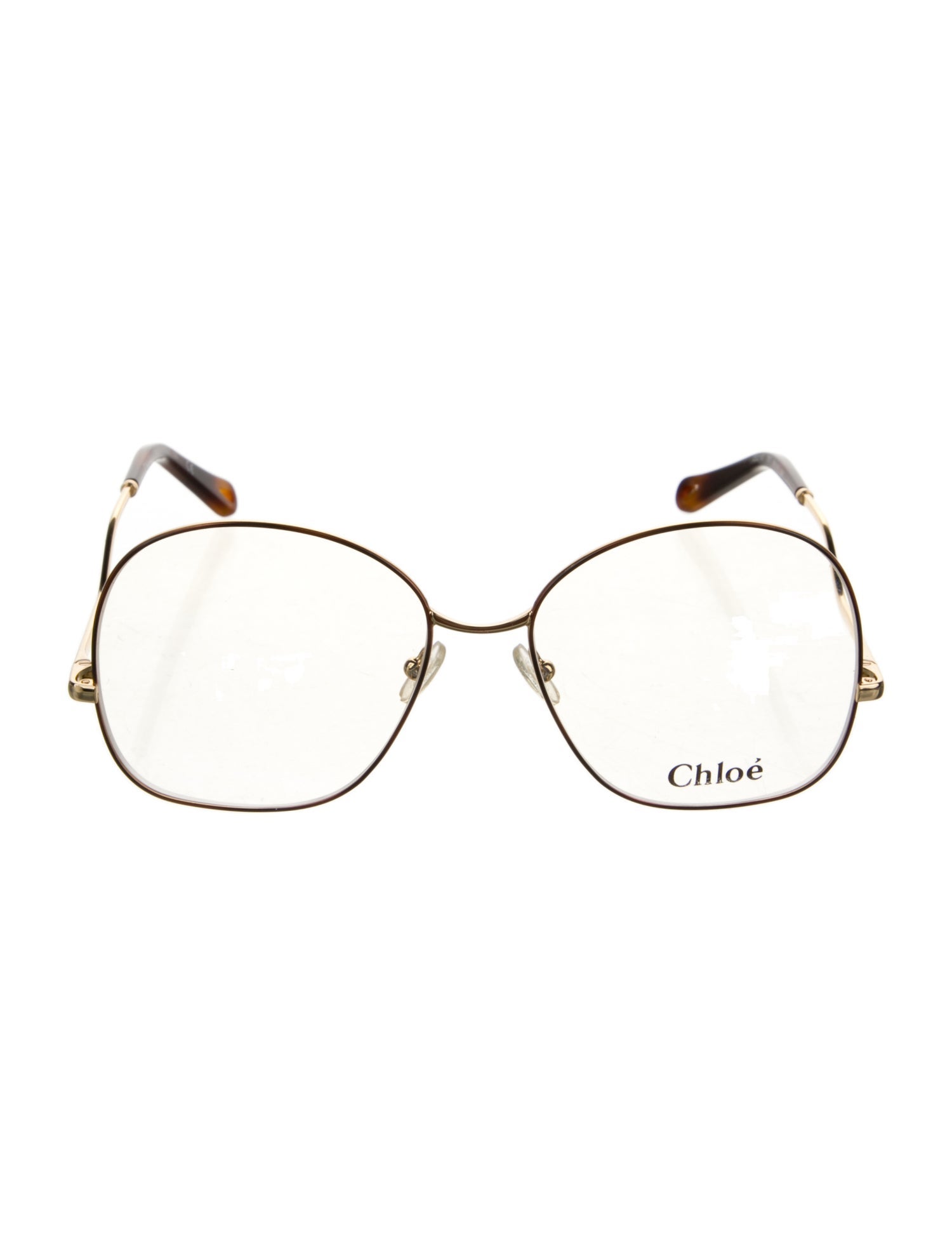Chloé Oversize Clear Sunglasses