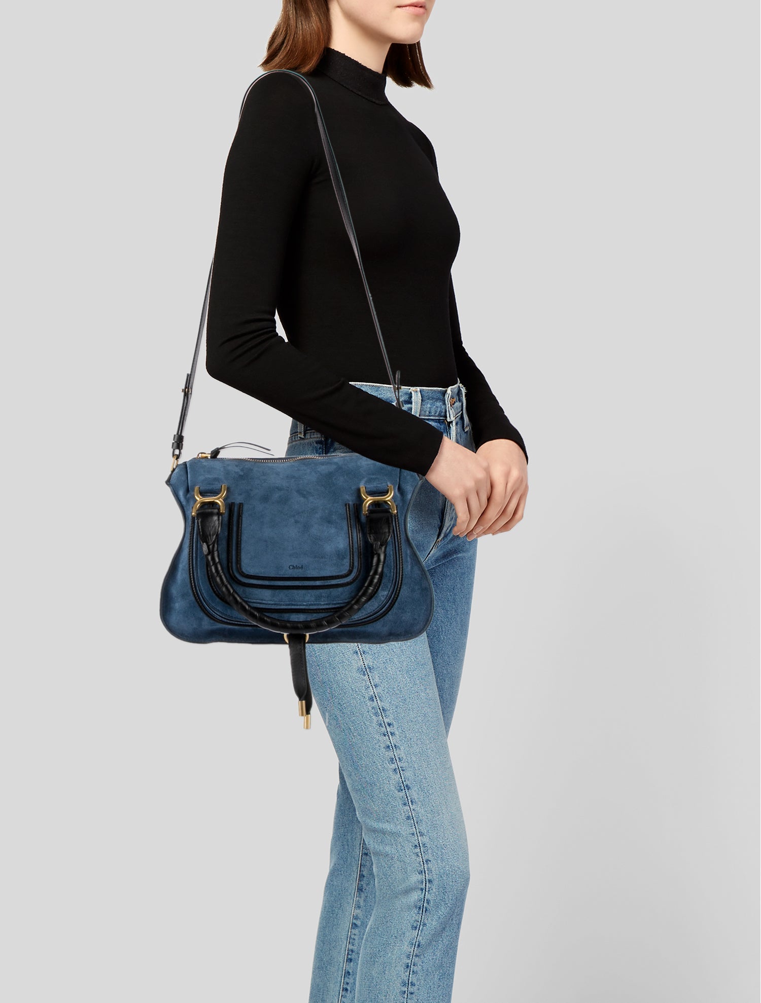 Chloé Suede Marcie Crossbody 2023 w/ Tags