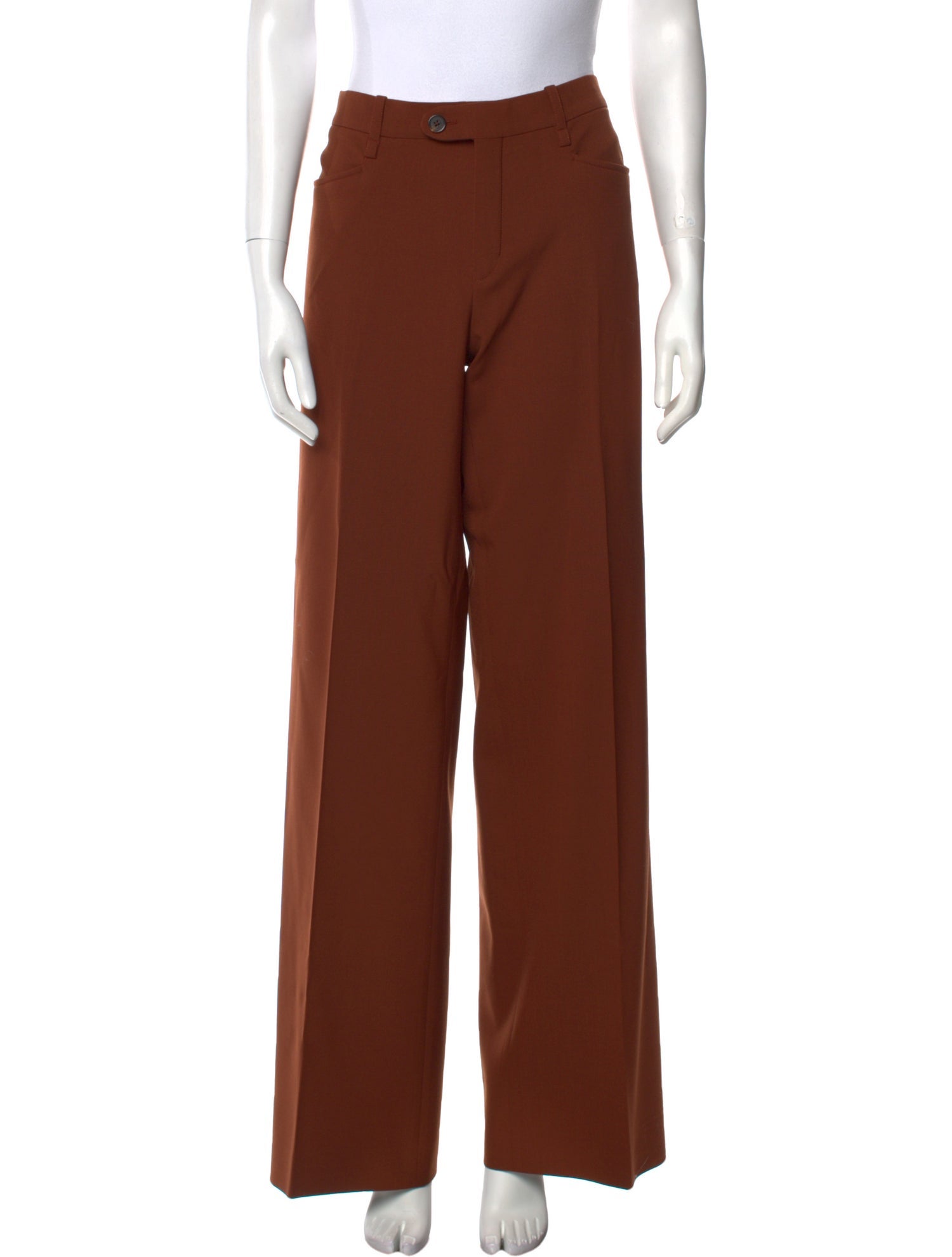 Chloé Virgin Wool Wide Leg Pants w/ Tags