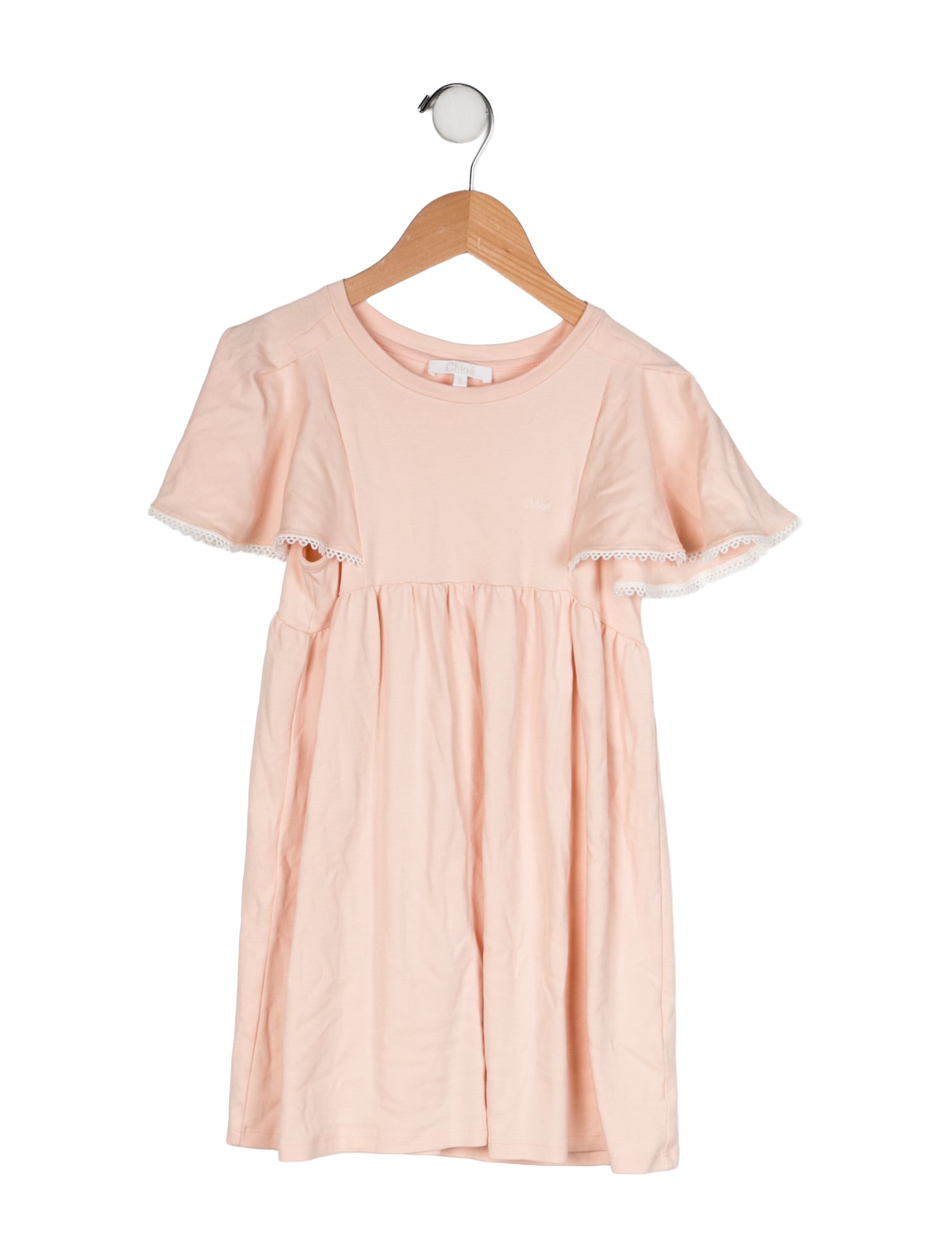 Chloé Toddler Girls' Casual Short Sleeve Dress