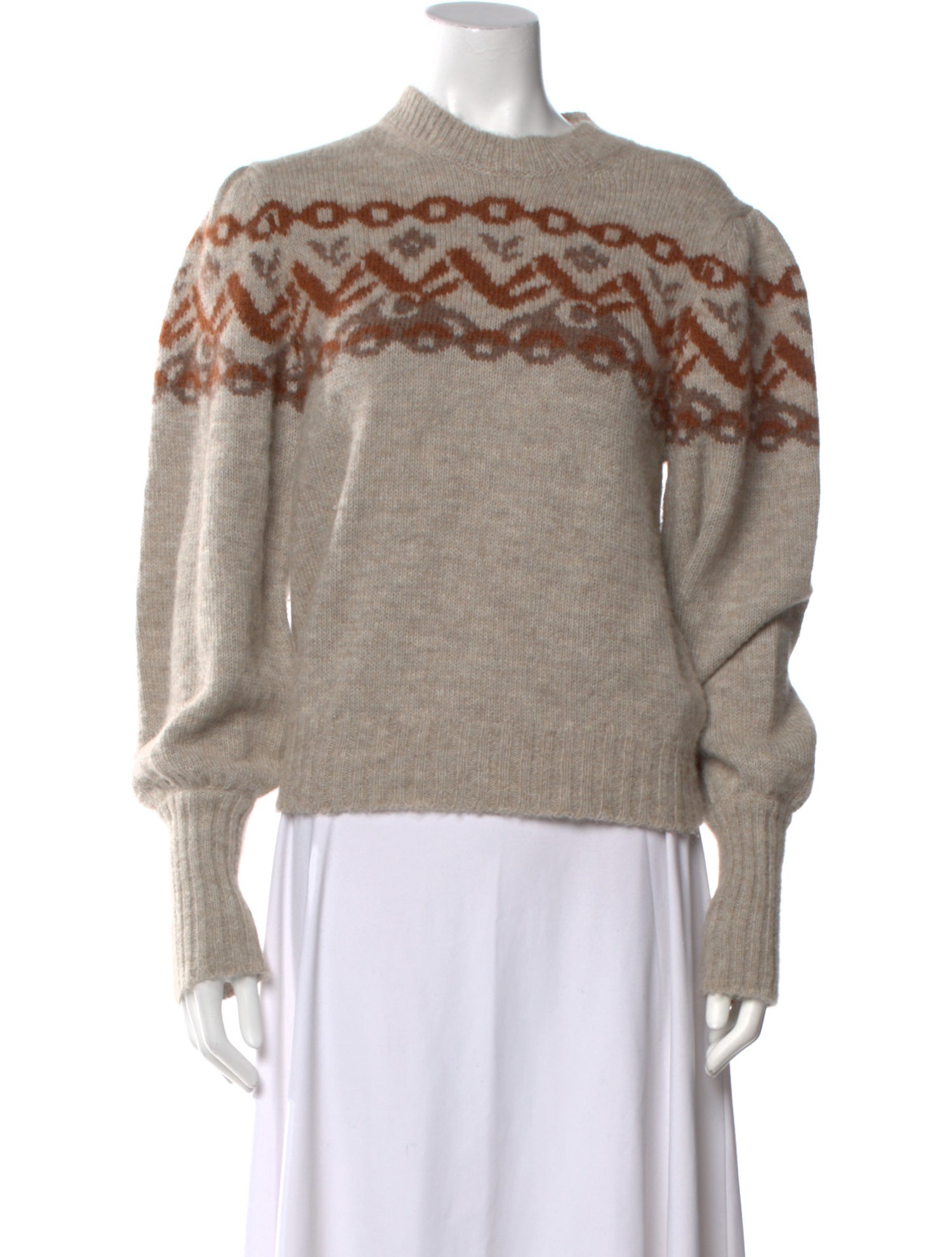 Chloé Alpaca Printed Sweater