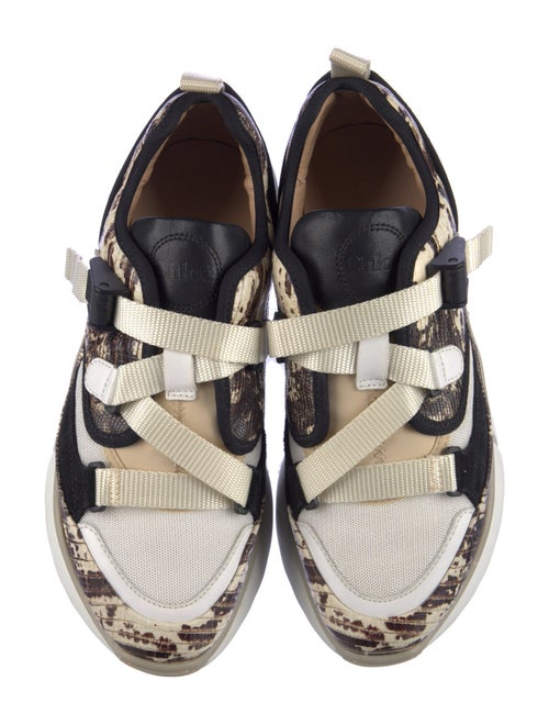 Chloé Leather Printed Sneakers