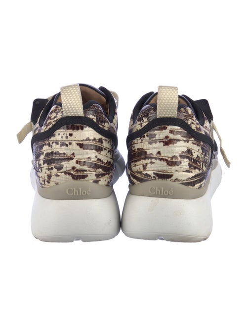 Chloé Leather Printed Sneakers