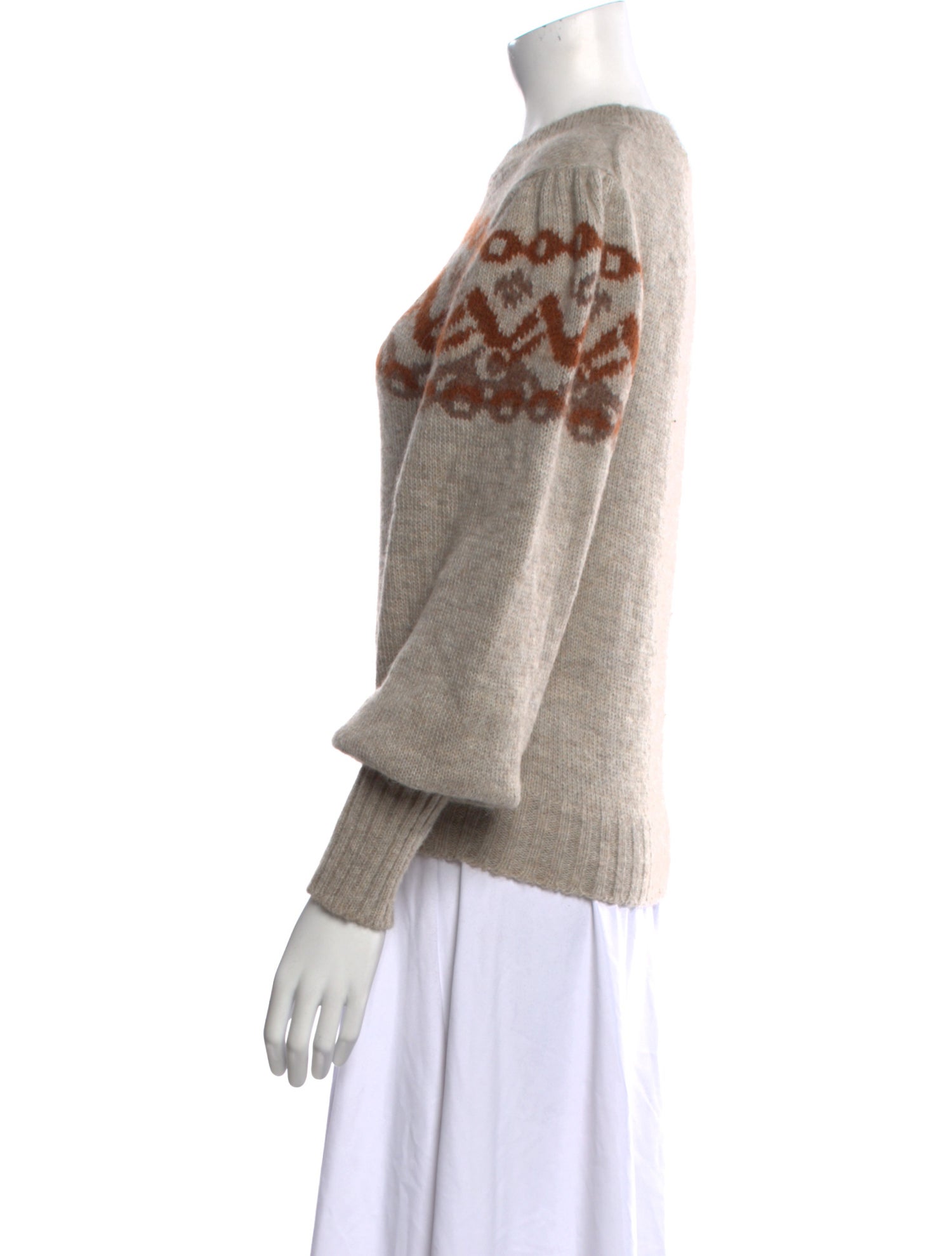 Chloé Wool Printed Sweater w/ Tags