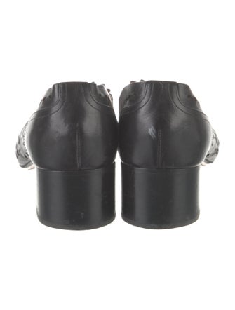 Chloé Leather Lasercut Accents Pumps