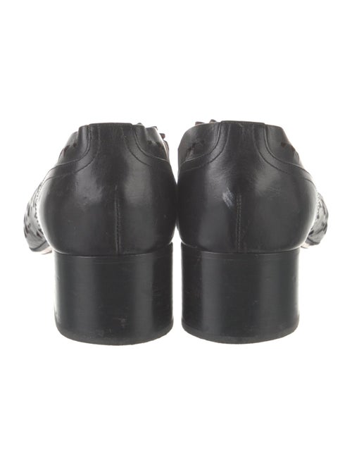 Chloé Leather Lasercut Accents Pumps